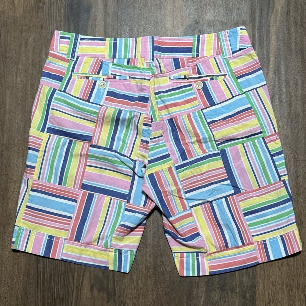 Lilly Pulitzer Patchwork Stripe Multicolor Bermud… - image 2